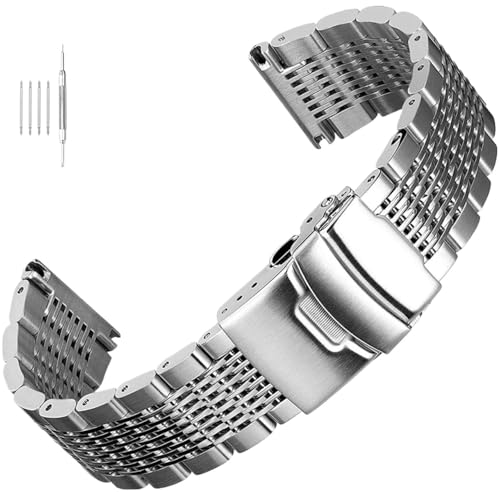 Bracelet de montre acier inoxydable 22mm pour vos rendez-vous business