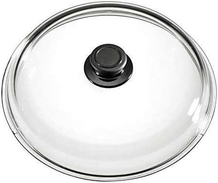 MaxxGoodsSimax glass lid (diameter 26 cm) with button, oven-safe.