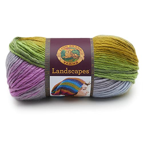 Image of Lion Brand Yarn 545-209 Landscapes Yarn, Wild Flowers
