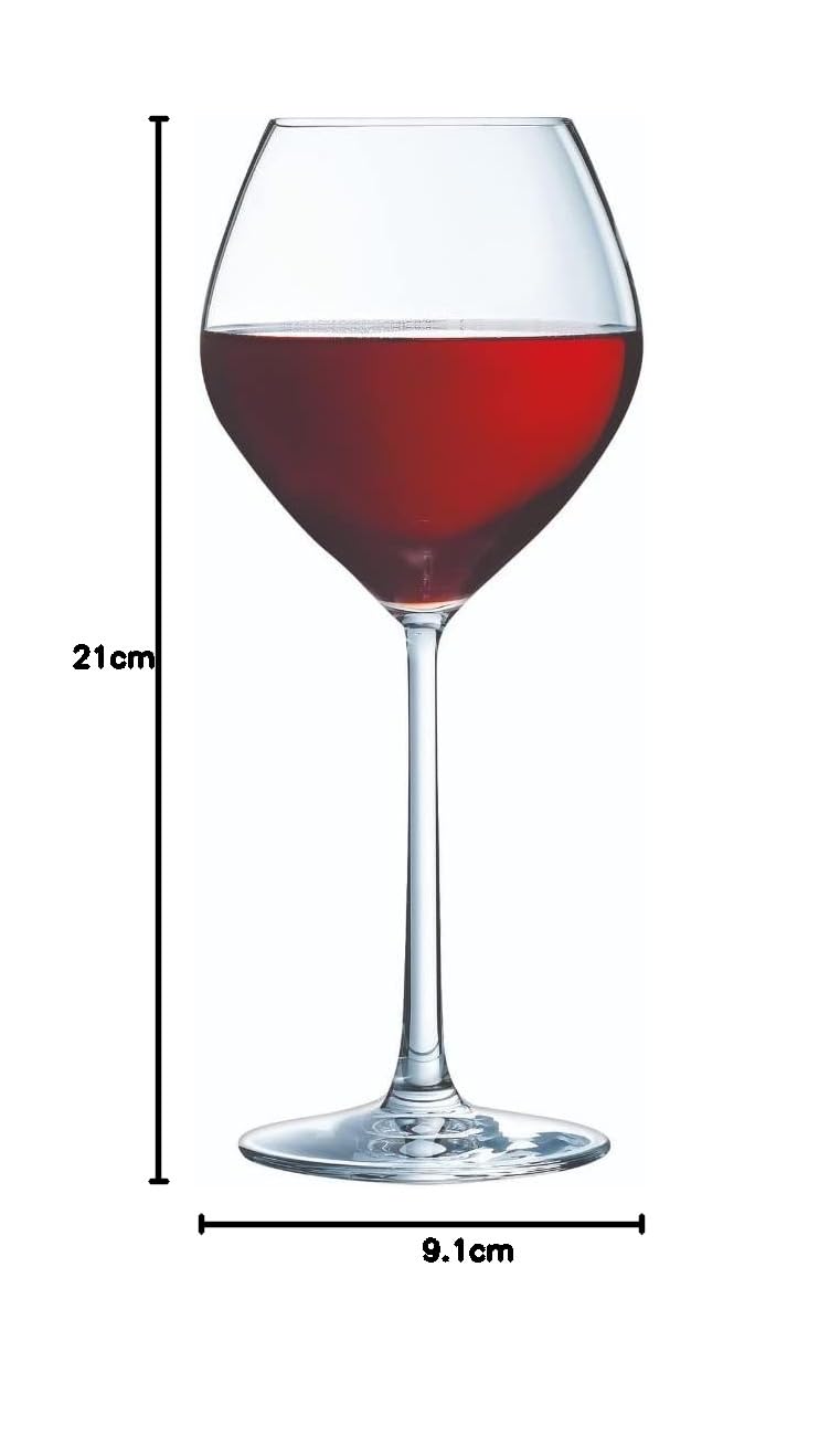 Chef&Sommelier - Collection Cheer Up - 6 verres à vin blanc 35 cl en Cristallin - Verres Modernes et Élégants - Résistance Hors Norme - Transparence Absolue (Lot de 2)