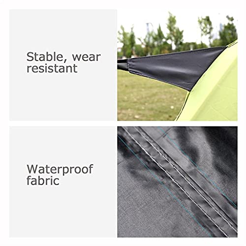 Carpa domo impermeable para camping 2 personas verde miniatura 3