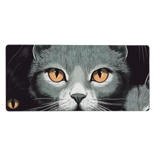 Tapis de souris de jeu long XXL grand tapis de bureau pour clavier