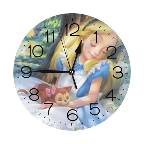 �s�v�c�̍��̃A���X �Ǌ|�����v �E�H�[���N���b�N �u�����v ���a25cm �C���e���A �ǂ������v �A�i���O �É� �A���b�j Wall Clock �d�r�� �x�b�h���[�� �u���|�����p ���₷�� �f�X�N�g�b�v�N���b�N ���b�s���O