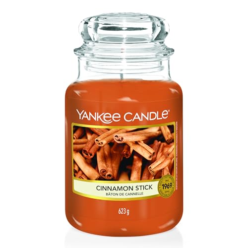 Vela aromática Yankee Candle | Cinnamon Stick vela en tarro grande | Velas de larga duración: hasta 150 h | Regalos perfectos para mujeres