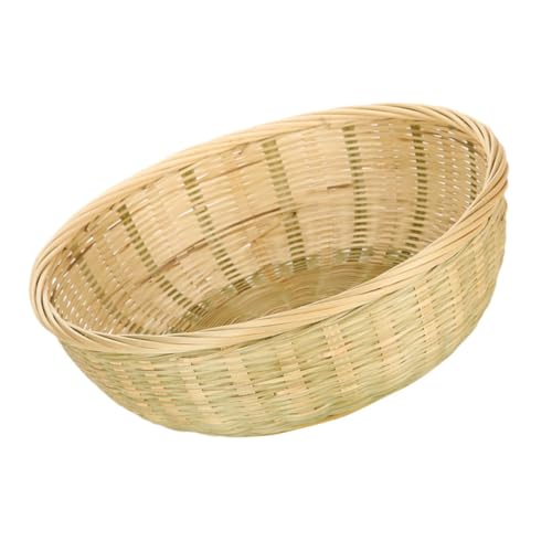 EPIGEIST 手作り竹製多機能バスケット 野菜洗い用 水切り収納 竹ざる キッチン用家用エコ素材 実用的でおしゃれなインテリア ランダムカラー