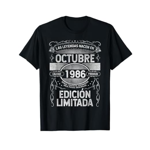 Las Leyendas nacen en Octubre de 1986 - 36 años Cumpleaños Camiseta