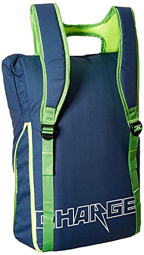 Image of CHARGED Sports Bag Utile Laptop Bag Blue with Gowin Football Shoe Destroyer Cyan Size-5, Multicolour