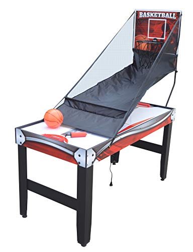 Hathaway Scout 54-in 4-in-1 Multi-Game Table, Black
