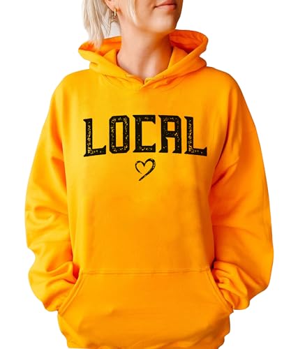TEEAMORE Vintage Local Sweatshirt Support Local Small Business Gift Shop Crewneck