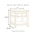 Signature Design by Ashley Carlyle Rectangular End Table Almost Black