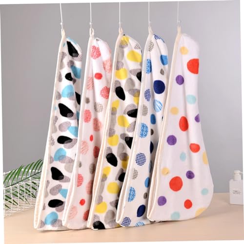 FOMIYES Chapéu Para Secar O Cabelo Touca De Banho Macia Turbante De Cabelo Envoltório De Toalha De C