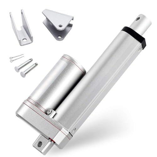 DCHOUSE Accionamiento lineal de 1000 N, 150 mm, motor de CC de 12 V, actuadores de tecnología lineal para apertura de puertas electrónicas, médicas, eléctricas y aplicaciones de automatización