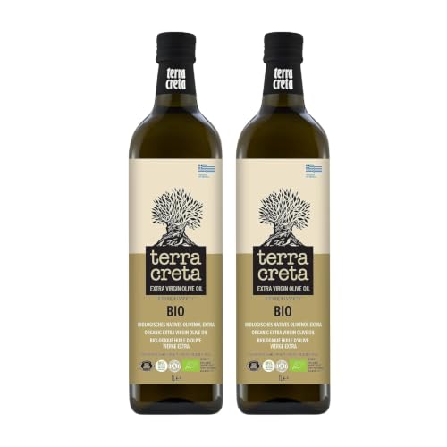 Terra Creta BIO Extra natives Olivenöl aus Kreta - 2 x 1 Liter FL + EDESMA