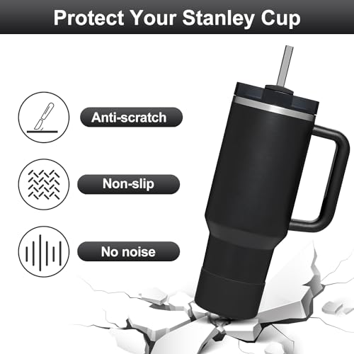 Image of Affute Protective Silicone Boot for Stanley Quencher H2.0 40 30 20 oz & IceFlow Flip 30 20 oz, BPA Free Anti-Noise Anti-Scratch, Stanley Cup Protector Sleeve Cover Boot