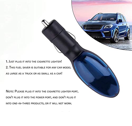 Car Fuel Saver Auto Save 10-30% on Gas Economizer,energy Economy Gas Saver,plug and Play Portable Car Fuel Saver for Car Trucks,fuel Shark for Car Vehicles Black Compact (2 Pcs)
