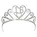 Beistle 60633-16 Glittered Metal 16 Tiara Party DÃ©cor,Silver