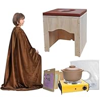 Amazon.co.jp: よもぎ蒸しセット【座浴器椅子 マント よもぎ蒸し専用