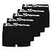 Produktbild Ben Sherman Herren U5_1399_BS_S Podrick Schwarze Boxershorts, weiche Baumwolle mit kontrastierendem weißen elastischen Bund | Bequeme und atmungsaktive Unterwäsche  5er-Pack, Black, S