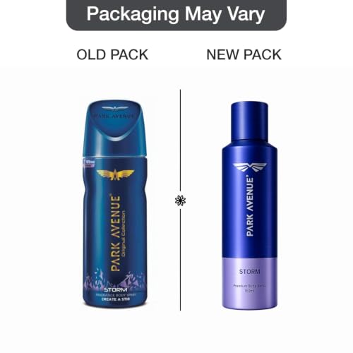 Image of Park Avenue 3 Storm Deodorant Spray - For Men (450 ml, Pack of 3)