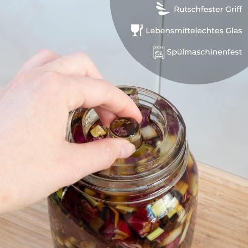 Peso de fermentación de alta pureza con mango de agarre ergonómico y compacto 4
