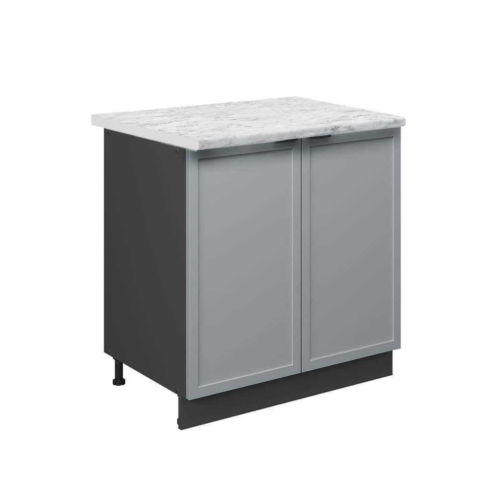 Vicco Mobile lavello cucina Fame-Line, Blu-grigio chiaro, 80 cm