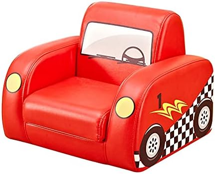 WPYYI Kids Chair Children Sofa Chair Armchair Sofa Cushion Soft Baby Chair for Kids Cute Wooden Stool Animal Small Folding Seat