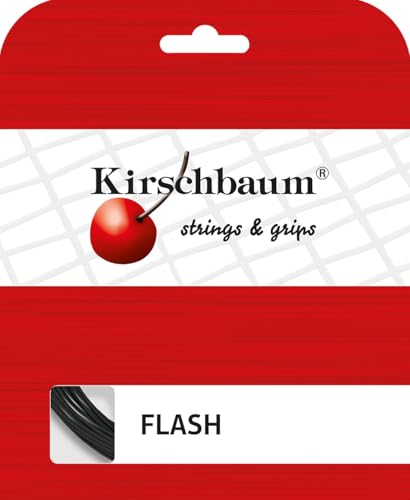 Cordage Kirschbaum Flash 1,25 mm noir bobine 200 m de tennis monofilament rigide