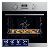 Electrolux Forno Multifunzione da Incasso EOM3H04X, Serie 300, 68L, Classe A, Ventilato, Grill, Pulizia a Vapore, Timer, Teglia XL, Acciaio Inox