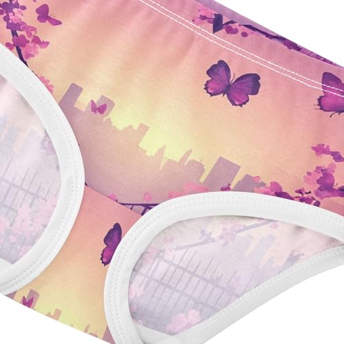 Heart Pink Flowers Butterflies Toddler Girls Underwear 2t Cotton Panties for Girl Florals Underpants Briefs4