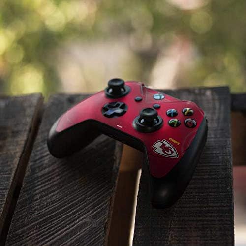Skinit Decal Gaming Skin Compatible with Xbox One Elite Controller - Officially Licensed NFL Kansas City Chiefs Team Jersey Design