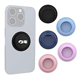 GudCoaks [5 Pack] Princess Cruise Medallion Holders for iPhone, Android, and All Devices - Stickers Cell Phone Holder Accessories for Carnival Ocean Medallion (Black/Purple/Blue/Sky Blue/Pink)
