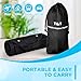 Airplane Footrest, Portable Foot Rest for Travel, Adjustable Height, Foot Sling for Airplane Travel, Airplane Foot Rest Hammock Provides Relaxation and Comfortable for Long Flight