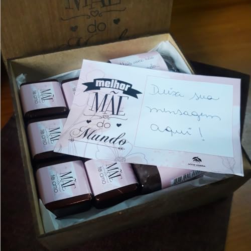 Presente Chocolate Dia Das Mães Trufas E Pão De Mel Cesta