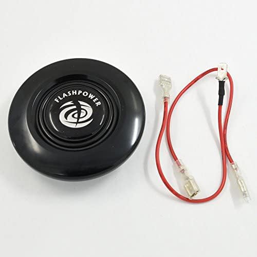 Horn Button for 6-bolt Steering Wheels (Black)
