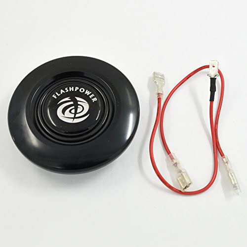 Horn Button for 6-bolt Steering Wheels (Black)