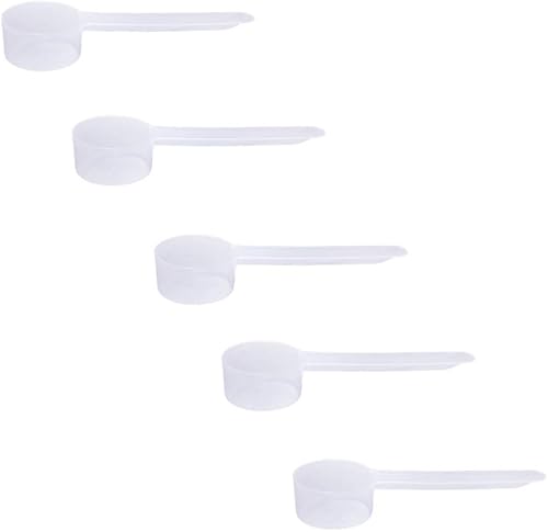 Miniatura 39 de Cuchara medidora de plástico, (35 cc 2.5 cucharadas 1.25 fl oz. 1.2 fl oz) Cucharas de mango largo para polvos, gránulos, café, alimentos