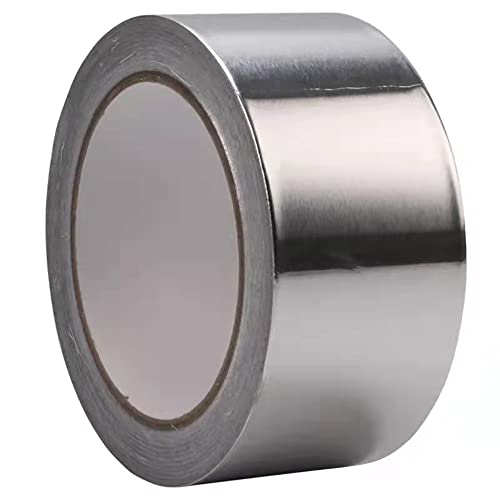 Image of Aluminum Foil Tape, 2 Inches x 55 Yard Multi-Functional Silver Tape Very Suitable for HVAC Air Pipe Maintenance