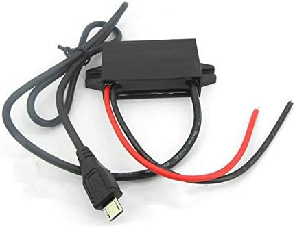 DC Step Down Buck Converter 12V 24V 36V 48V (11-60V) to 5V 3A Micro USB Power Adapter