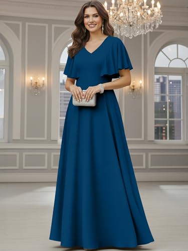 Image of KOH KOH Womens Long Elegant Bridesmaid Evening Cocktail Modest Maxi Dress
