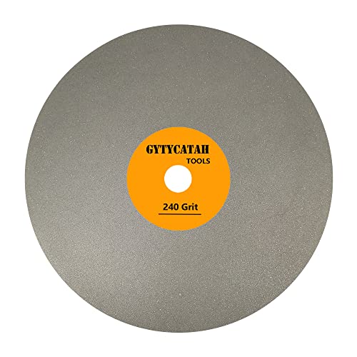 Roue plate revêtue de diamant grain 240 pour polir le verre et la céramique sans éclat