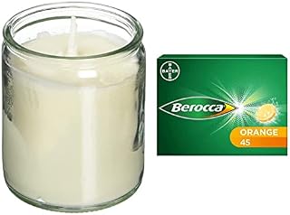 Bolsius 103422531800 Starlight Jar Candle, Clear (Pack of 8)