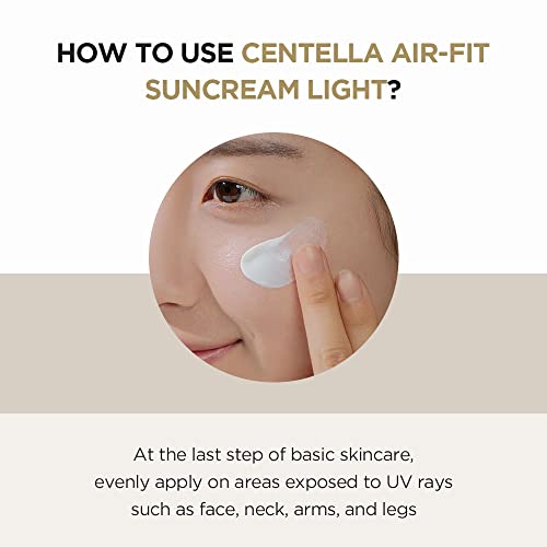 SKIN1004 Madagascar Centella Air-Fit Suncream Light ochrona przeciwsłoneczna SPF 30 PA 1,69 fl. oz (50 ml)