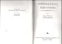 Differential Equations 0201004305 Book Cover