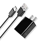 QCCQY 5V Micro USB Wall Charger for Roku Remote, Roku Express+/ Express Plus, Roku Express 4k, Premiere Plus/Premiere+ Premiere Streaming Media Player Charging Cable Cord Replacement