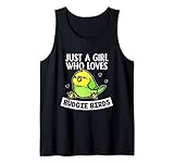 Vous cherchez un vêtement pour un amoureux de la Budgie ? Alors cette tenue Just A Girl Who Loves Budgie Birds est le cadeau idéal pour les femmes et les filles ! Portez cette jolie tenue de perruche verte comme un mignon costume d'animal.