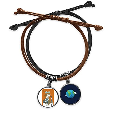 Pulsera de cuerda con rey de cartas para llevar en tus tardes de poker