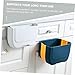 FONDOTIN Car Hanging Storage Box Plastic Organizer for Car Home Trash Can for Organizing Items White Color for All Vehicles