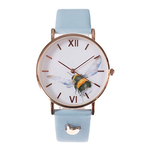 Price comparison product image Wrendale Designs - 'Flight of The Bumblebee' Leather Watch