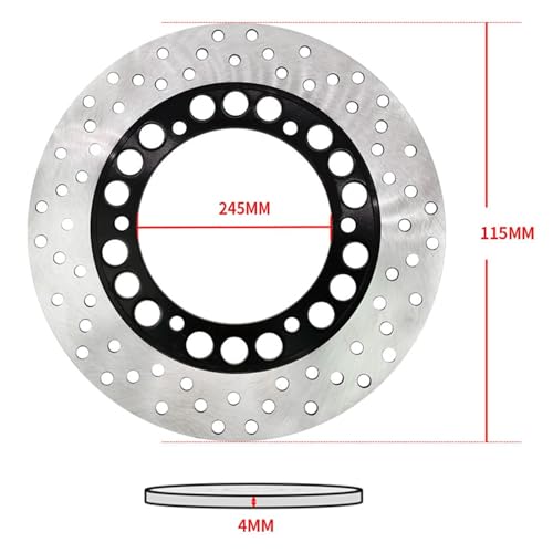 Disque de frein avant solide pour Yamaha Majesty 250 durable