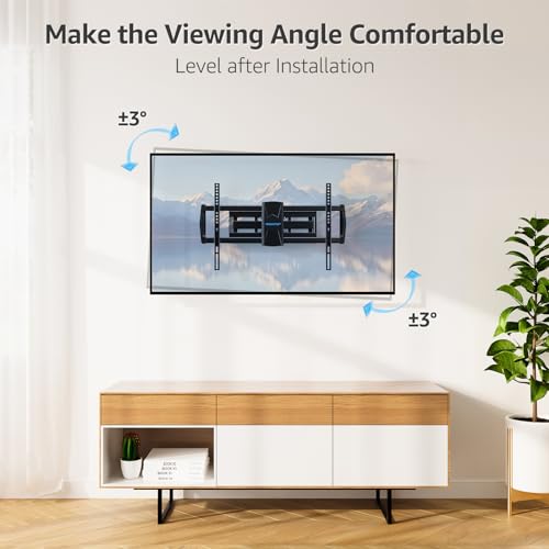 image for MOUNTUP Full Motion TV Wall Mount for Most 42-82 inch TVs, Wall Mount 